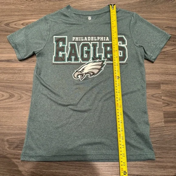 Philadelphia Eagles NFL Team Apparel T Shirt Logo Green Women’s Medium - Picture 4 of 7
